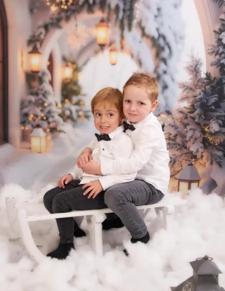 Kid Models Tibo & Tiago — CLAIRE Magazine, December 2025