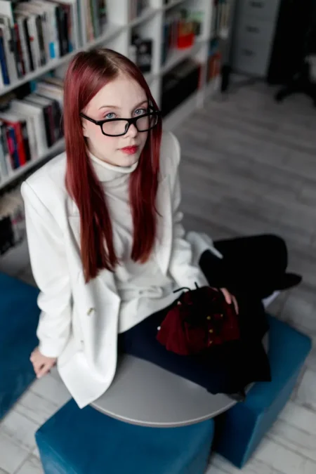 Library vibe — CLAIRE Magazine, December 2025
