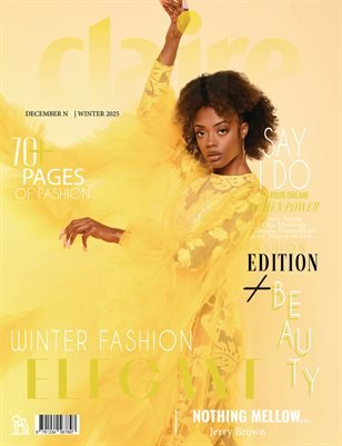 CLAIRE Magazine — The December Portrait Edition Vol. 1 2025 cover