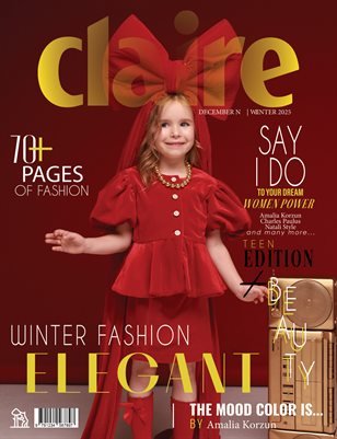 CLAIRE Magazine — The December Teen Edition Vol. 1 2025 cover