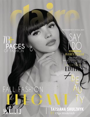 CLAIRE Magazine — The November Fashion Edition Vol. 3 2025 cover